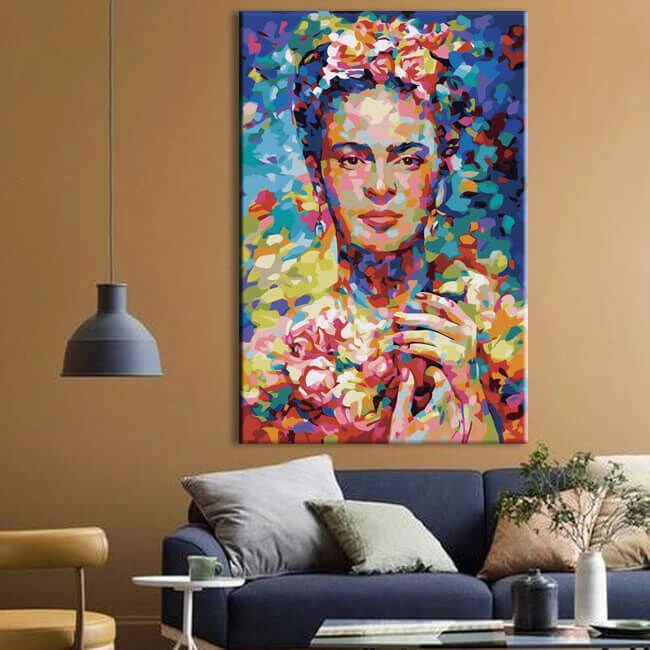 Malen Nach Zahlen Abstrakte Kunst Frida Kahlo Versand Aus DE 2 Malen Nach Zahlen Abstrakte Kunst Frida Kahlo Versand Aus DE - Image 2