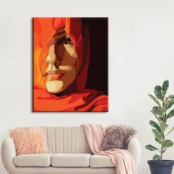 Malen Nach Zahlen Gesicht Vektor Porträt Versand Aus DE -myPaintLab Deutschland Verkaufs-Shop art life 194 1 4