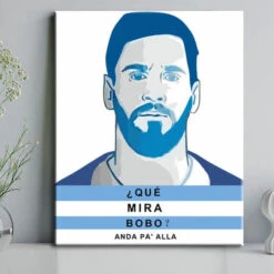 Malen Nach Zahlen Messi Spruch Zitat "Que Mira, Bobo?"