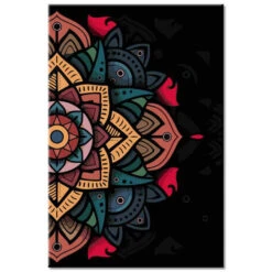 Malen Nach Zahlen Dunkles Farbenfrohes Mandala Versand Aus DE