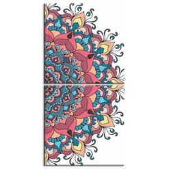 Malen Nach Zahlen Buntes Mandala Auf Weiß 2-teilig Versand Aus DE -myPaintLab Deutschland Verkaufs-Shop art mandala 011 2 teilig 4