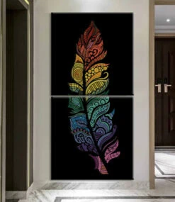 Malen Nach Zahlen Mandala Feder 2-teilig Versand Aus DE -myPaintLab Deutschland Verkaufs-Shop art mandala 014 2 teilig 1 4