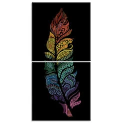 Malen Nach Zahlen Mandala Feder 2-teilig Versand Aus DE -myPaintLab Deutschland Verkaufs-Shop art mandala 014 2 teilig 4