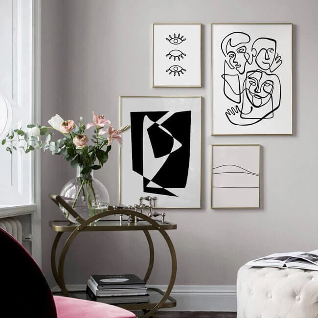 Malen Nach Zahlen Kunst Minimalismus Augen Zeichnung 2 Malen Nach Zahlen Kunst Minimalismus Augen Zeichnung - Image 2