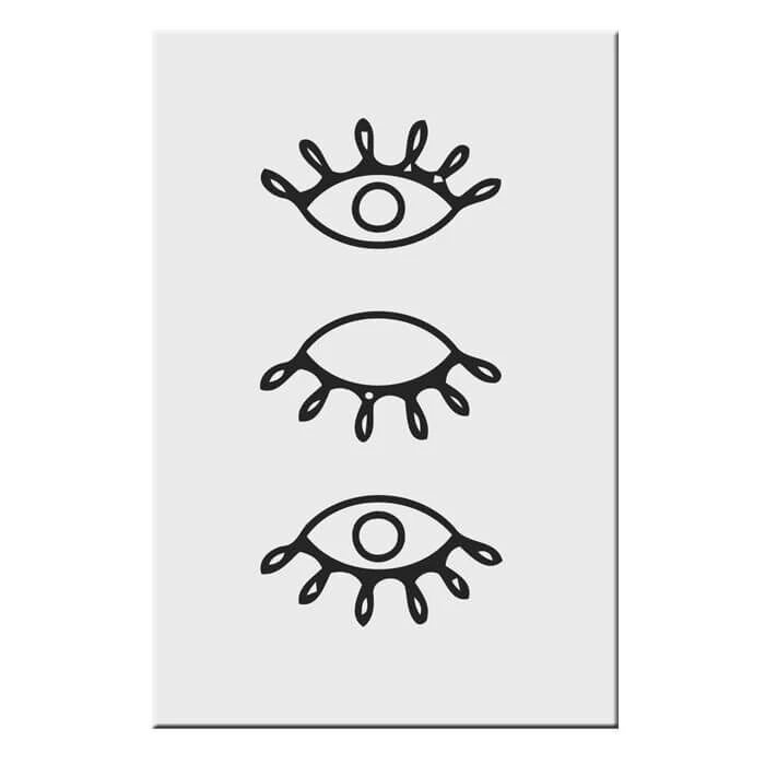 Malen Nach Zahlen Kunst Minimalismus Augen Zeichnung 1 Malen Nach Zahlen Kunst Minimalismus Augen Zeichnung