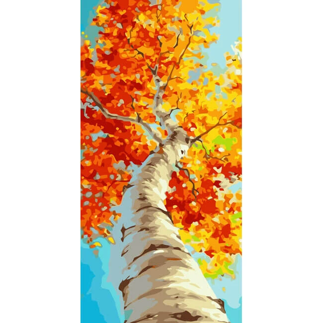 Malen Nach Zahlen Kunst Herbstbaum 1 Malen Nach Zahlen Kunst Herbstbaum