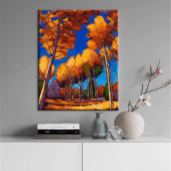 Malen Nach Zahlen Kunst Natur Herbst Landschaft 2 Malen Nach Zahlen Kunst Natur Herbst Landschaft - Image 2