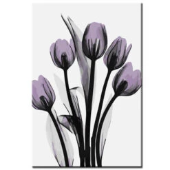 Malen Nach Zahlen Kunst Natur Fünf Tulpen