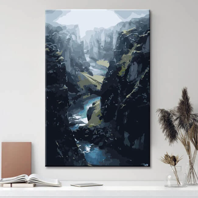 Malen Nach Zahlen Natur Berge Canyon 2 Malen Nach Zahlen Natur Berge Canyon - Image 2
