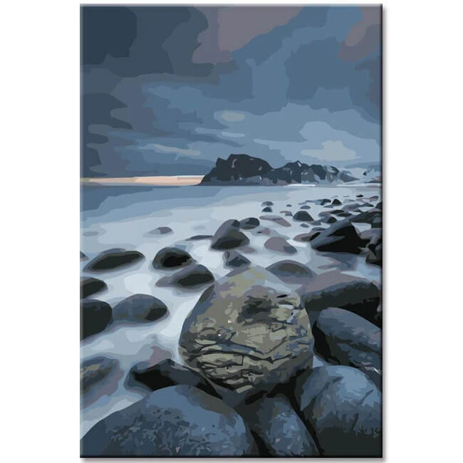 Malen Nach Zahlen Strand Lofoten 2 Malen Nach Zahlen Strand Lofoten - Image 2