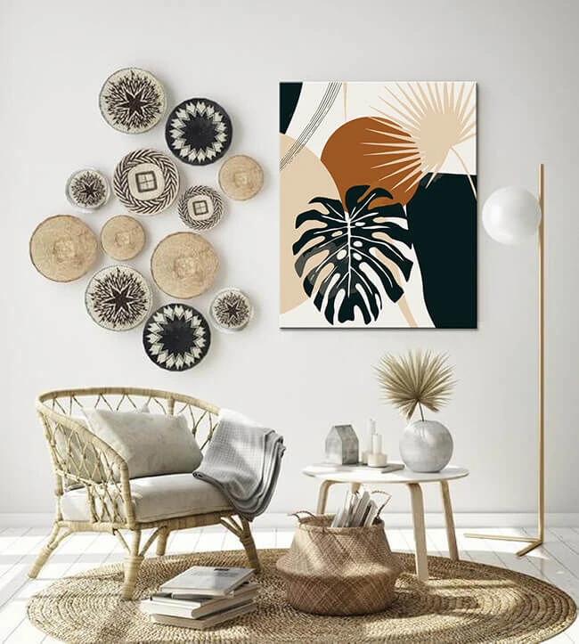 Malen Nach Zahlen Kunst Malerei Blatt Schwarz Weiss Braun 2 Malen Nach Zahlen Kunst Malerei Blatt Schwarz Weiss Braun - Image 2