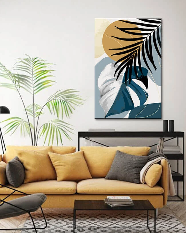 Malen Nach Zahlen Monstera Abstrakte Kunst Versand Aus DE 2 Malen Nach Zahlen Monstera Abstrakte Kunst Versand Aus DE - Image 2