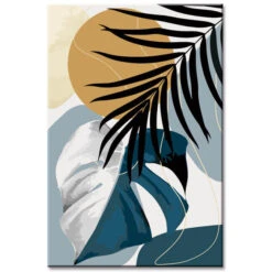 Malen Nach Zahlen Monstera Abstrakte Kunst Versand Aus DE