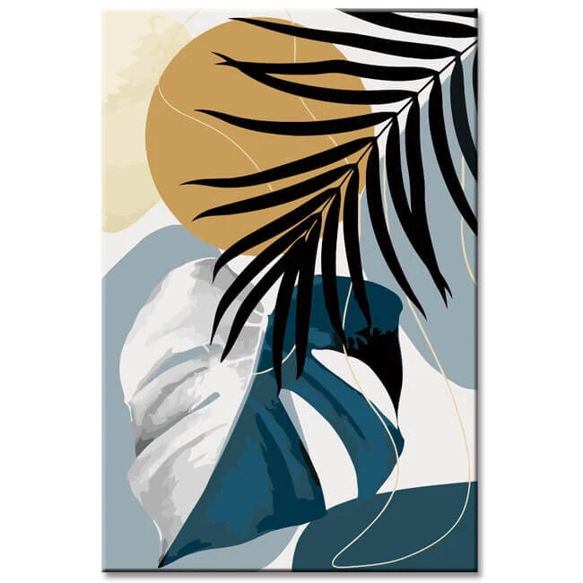 Malen Nach Zahlen Monstera Abstrakte Kunst Versand Aus DE 1 Malen Nach Zahlen Monstera Abstrakte Kunst Versand Aus DE