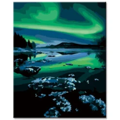Malen Nach Zahlen Himmelslichter Polarlichter Versand Aus DE