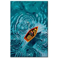 Malen Nach Zahlen Einsames Boot Im Meer Versand Aus DE