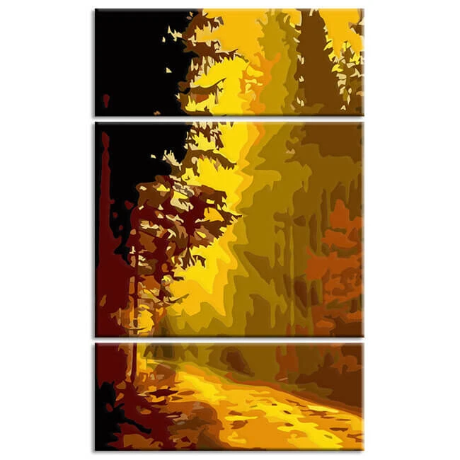 Malen Nach Zahlen Strahlendes Licht Im Wald 3-teilig Versand Aus DE 1 Malen Nach Zahlen Strahlendes Licht Im Wald 3-teilig Versand Aus DE