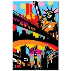 Malen Nach Zahlen New York City Pop-Art Versand Aus DE