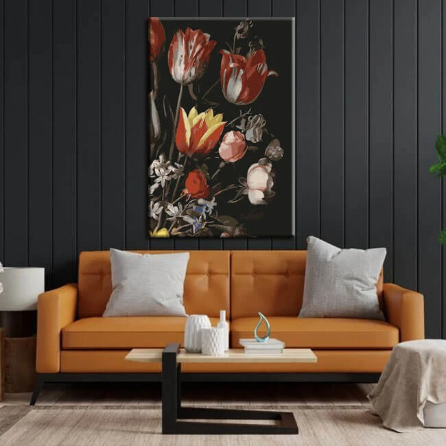 Malen Nach Zahlen Tulpenblumen Strauß Versand Aus DE 2 Malen Nach Zahlen Tulpenblumen Strauß Versand Aus DE - Image 2