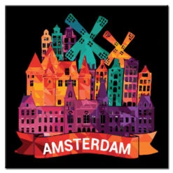 Malen Nach Zahlen Kunst Amsterdam Holland Niederlande