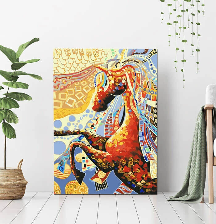 Malen Nach Zahlen Kunst Tier Pferd 3 Malen Nach Zahlen Kunst Tier Pferd - Image 3