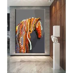 Malen Nach Zahlen Kunst Tier Pferd Mit Bunter Mähne 7 Malen Nach Zahlen Kunst Tier Pferd Mit Bunter Mähne -myPaintLab Deutschland Verkaufs-Shop art tier 032 1 4