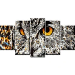 Malen Nach Zahlen Eule 5-teilig