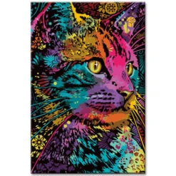 Malen Nach Zahlen Katze Porträt Leuchtende Kunst