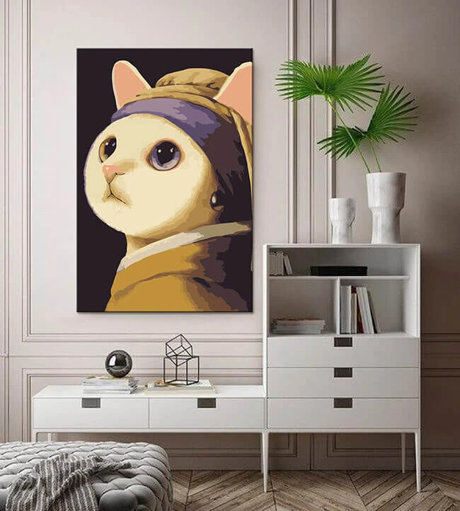 Malen Nach Zahlen Kunst Malerei Katzenportrait 2 Malen Nach Zahlen Kunst Malerei Katzenportrait - Image 2