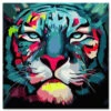 Malen Nach Zahlen Bunter Tiger Im Porträt Versand Aus DE