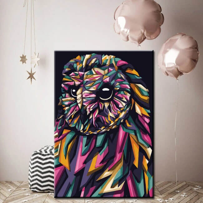 Malen Nach Zahlen Polygon Art Eule Versand Aus DE 2 Malen Nach Zahlen Polygon Art Eule Versand Aus DE - Image 2