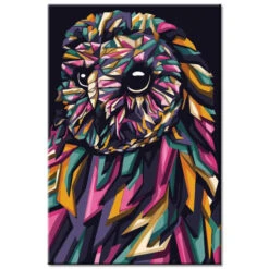 Malen Nach Zahlen Polygon Art Eule Versand Aus DE