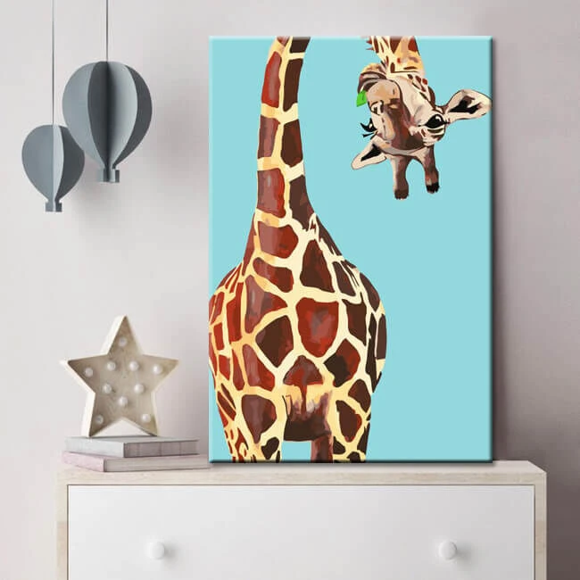 Malen Nach Zahlen Giraffe Mit Gebogenem Hals Versand Aus DE 2 Malen Nach Zahlen Giraffe Mit Gebogenem Hals Versand Aus DE - Image 2