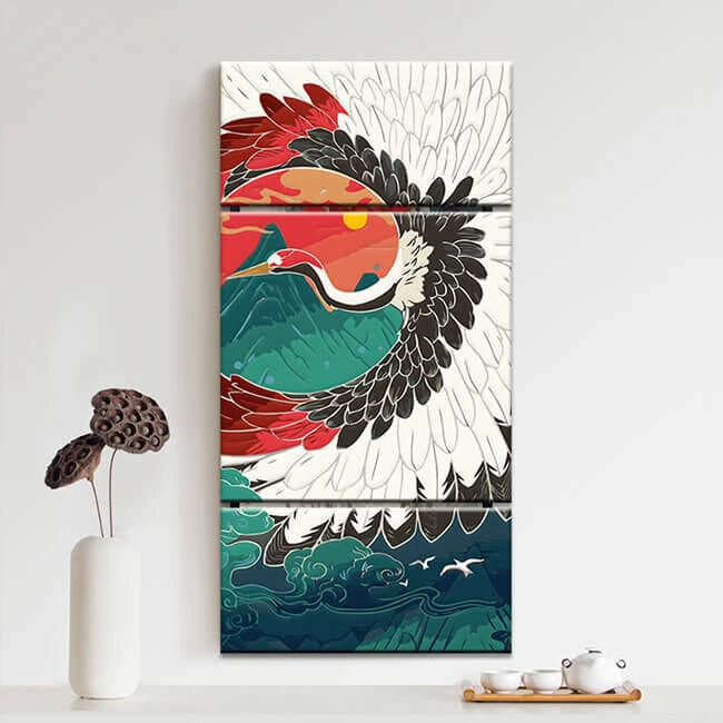 Malen Nach Zahlen Kranich Im Chinesischen Stil 3-teilig Versand Aus DE 2 Malen Nach Zahlen Kranich Im Chinesischen Stil 3-teilig Versand Aus DE - Image 2