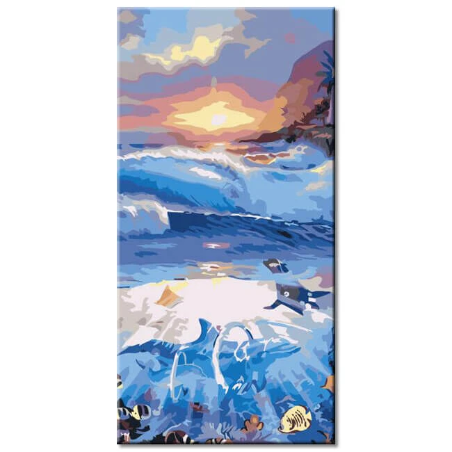 Malen Nach Zahlen Azurblaues Meer Unterwasserwelt Versand Aus DE 1 Malen Nach Zahlen Azurblaues Meer Unterwasserwelt Versand Aus DE