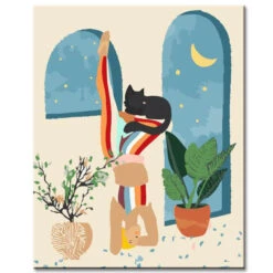 Malen Nach Zahlen Kopfstand Yoga Kunst Versand Aus DE