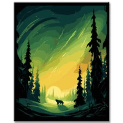 Malen Nach Zahlen: Eiskalte Magie