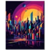 Faszinierende Stadtkulisse - Malen Nach Zahlen