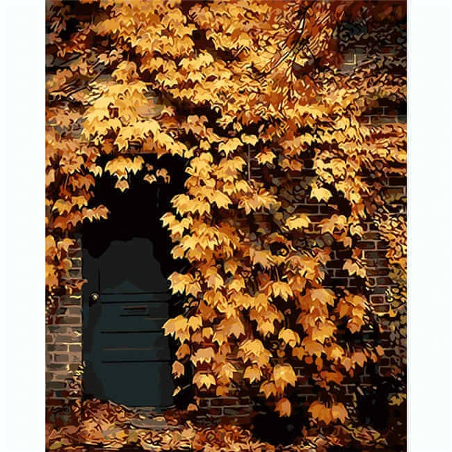 Malen Nach Zahlen Rankpflanze Herbst 1 Malen Nach Zahlen Rankpflanze Herbst