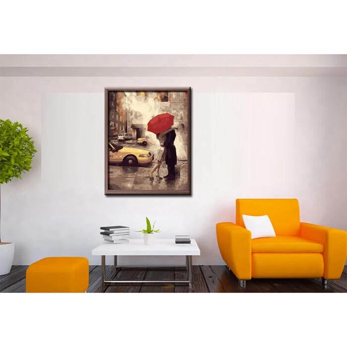 Malen Nach Zahlen Liebespaar Unter Sonnenschirm 2 Malen Nach Zahlen Liebespaar Unter Sonnenschirm - Image 2