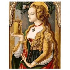 Malen Nach Zahlen Frau Im 18. Jahrhundert