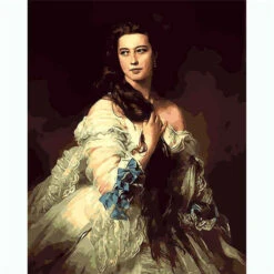 Malen Nach Zahlen Dame