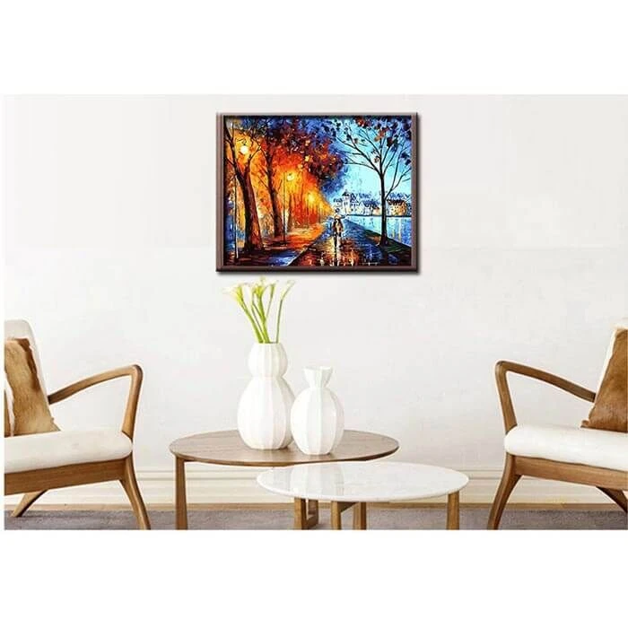 Malen Nach Zahlen Allee Blau 2 Malen Nach Zahlen Allee Blau - Image 2