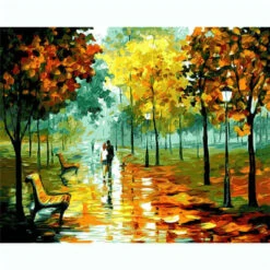 Malen Nach Zahlen Weg Im Park