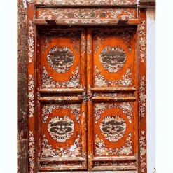 Malen Nach Zahlen Orange Tür