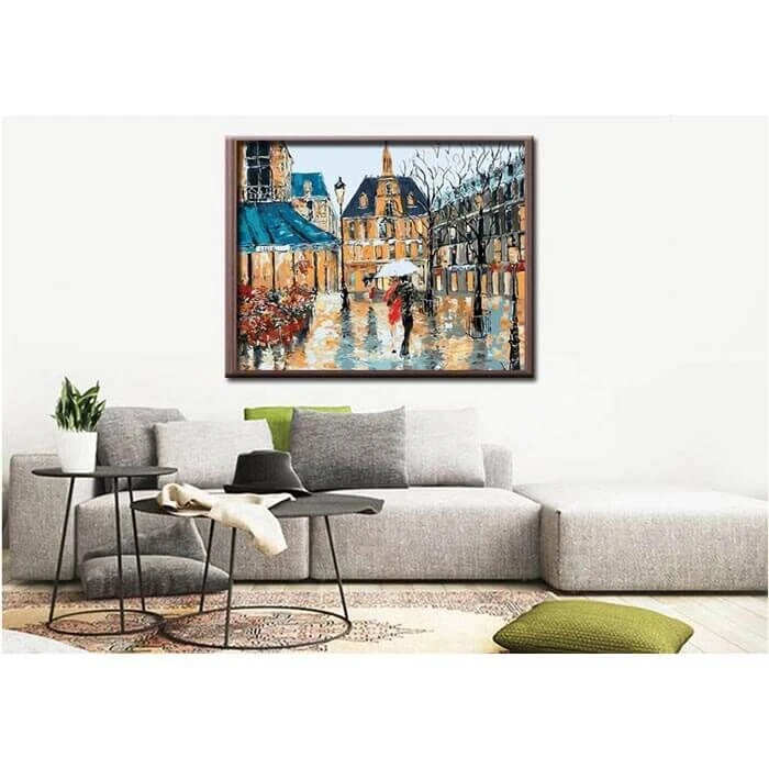 Malen Nach Zahlen Regentag In Der Stadt 2 Malen Nach Zahlen Regentag In Der Stadt - Image 2