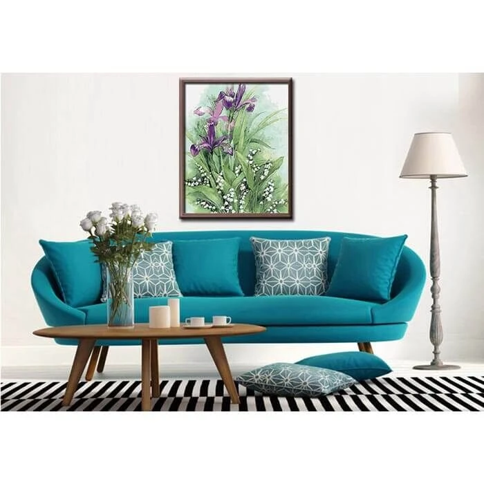 Malen Nach Zahlen Maiglöckchen Und Iris 2 Malen Nach Zahlen Maiglöckchen Und Iris - Image 2