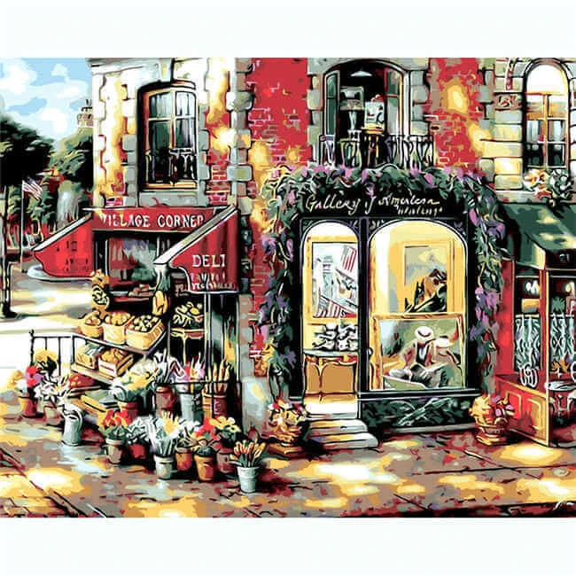 Malen Nach Zahlen Altstadt Blumenladen 1 Malen Nach Zahlen Altstadt Blumenladen