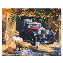 Malen Nach Zahlen Bauer Und Oldtimer