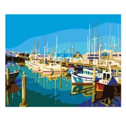 Malen Nach Zahlen Fischerhafen